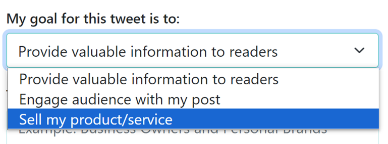goal - Pentist - Pentist Schedule Tweets - Generate Tweets With Twitter AI - Pentist Pentist